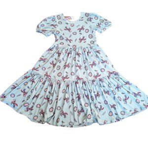 Dot Dot Smile Skeletal Unicorn Halloween Tier Dress